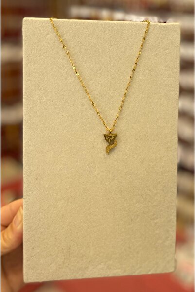 so'lis collection Tilki Model Çelik Kolye