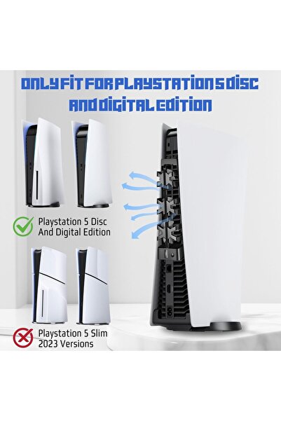 Generic Ultra-Cooling External Fan for PlayStation 5 Console