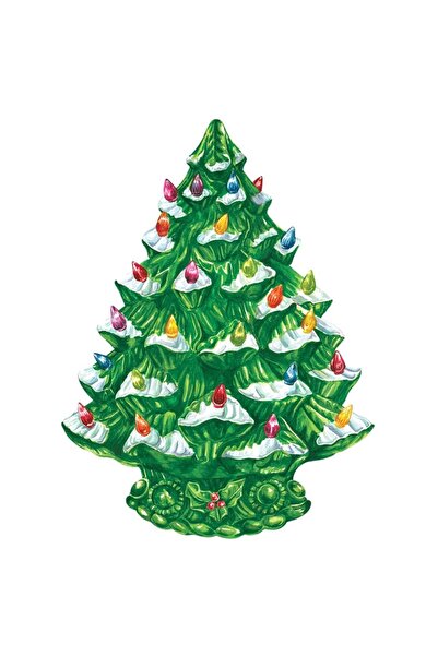 Hester & Cook Διακοσμητικό σετ χριστουγεννιάτικων σουπλάδων με σχέδια vintage...