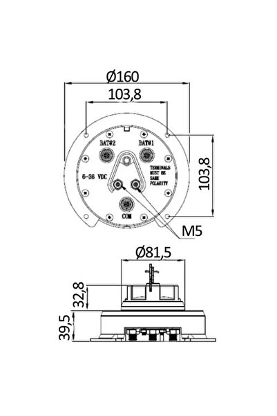 OSCULATI Comutator Heavy Duty pentru Baterii, 12/24V, 500A Intermitent, 310A Continu, 160x160x70 mm