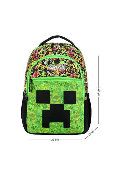 change time First School Bag Children's Middle Grade Multi-Compartment Durable Quality Width:30Cm Length:40Cm Width:18Cm