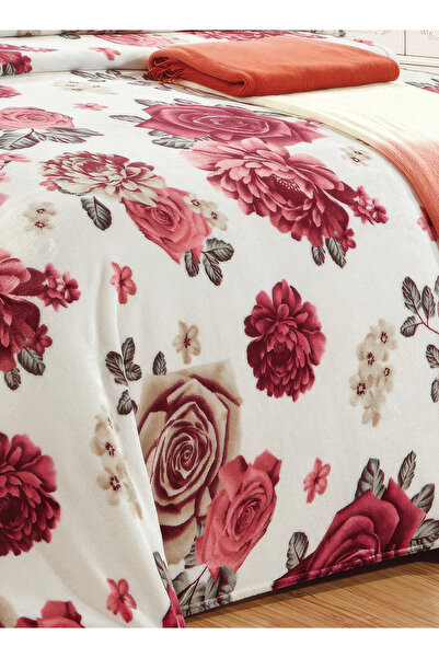Moon Single Size Floral Throw Blanket All Season Flannel Blanket For Couch Bed And Sofa 150X200 cm G90