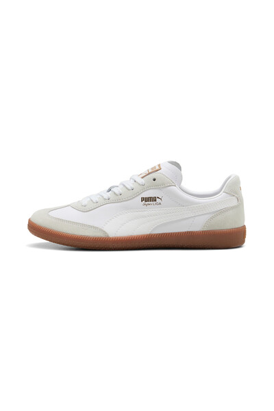 Puma Mens Super Liga Retro Trainers - White