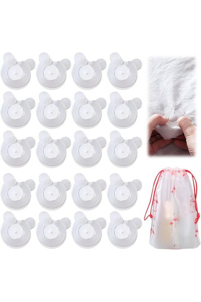 OEM Set fixare pilota, 16 clipsuri, Silicon, Transparent