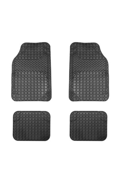 CarGuard Covorașe auto universale reglabile - 4 bucăți PVC - Negre