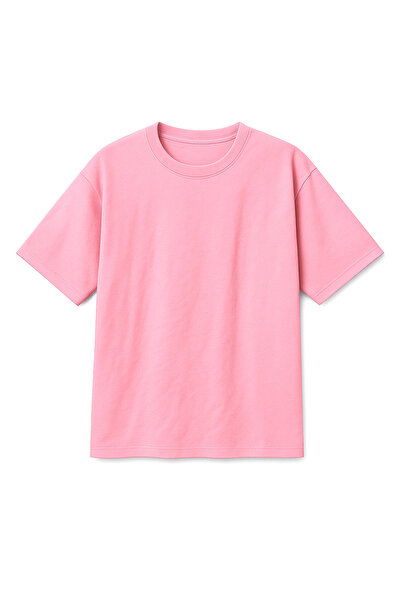 Altair Tr Oversize Pink Unisex Butterfly Printed T-Shirt T-Shirt