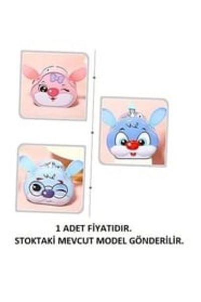 myhomehediyelik Metal Piggy Bank with Cute Rabbit Design