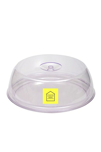 Concept Home Cake Tray Dome With Cover Transparent Clear 30.2x10.6cm
