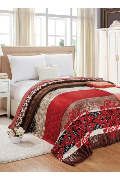 Moon Single Size Floral Throw Blanket All Season Flannel Blanket For Couch Bed And Sofa 150X200 cm G90