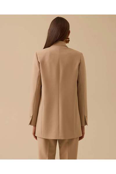 SEÇİL Κλασικό μπουφάν με διπλό στήθος με κουμπιά