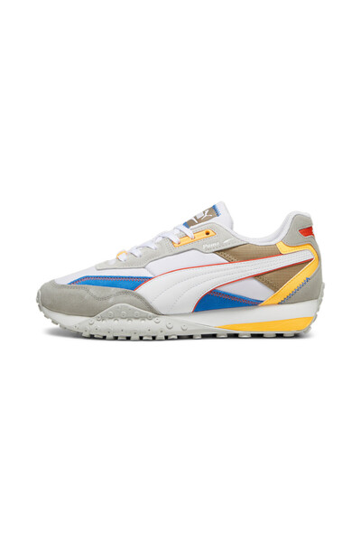 Puma Unisex Blktop Rider Vibrant Sneakers - White