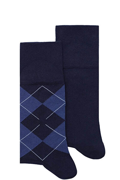 HRN Textile 6-пакет мъжки памучни дълги чорапи с тартан – устойчиви на пот и миризма