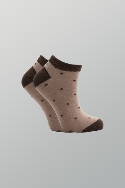 BENİSA ÇORAP Women's Cotton Colored Booties 3 Pack