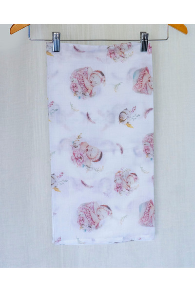 Mimiko غطاء وبطانية من الموسلين متعددة الأغراض مكونة من طبقتين، 100% قطن، معت...