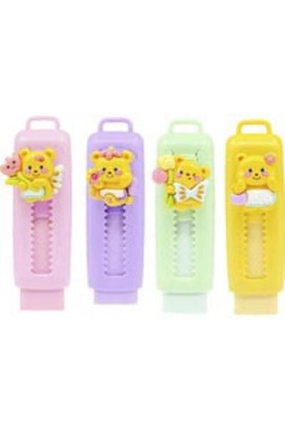 ÇEÇEN HOME (1 ADET)Sevimli Ayıcık Figürlü İtmeli-Çekmeli Silgi,İtmeli-Çekmeli...