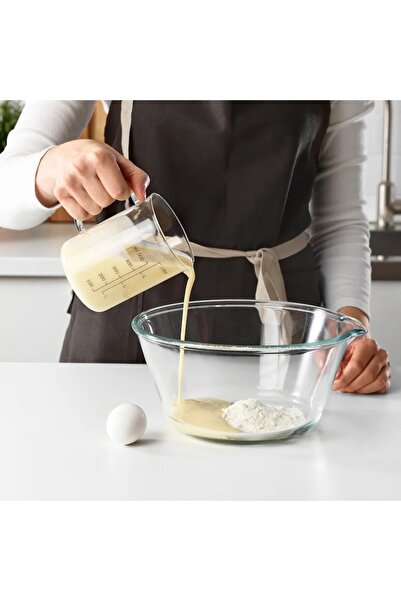 OEM Measuring Cup 0.5L, Heat-Resistant Glass, 13x9x14 cm