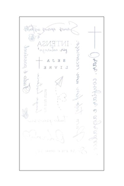 Mecit Tuhafiye 1 AY KALICI MİNİMAL YAZILAR KOL BİLEK VUCUT İÇİN GEÇİCİ DÖVME