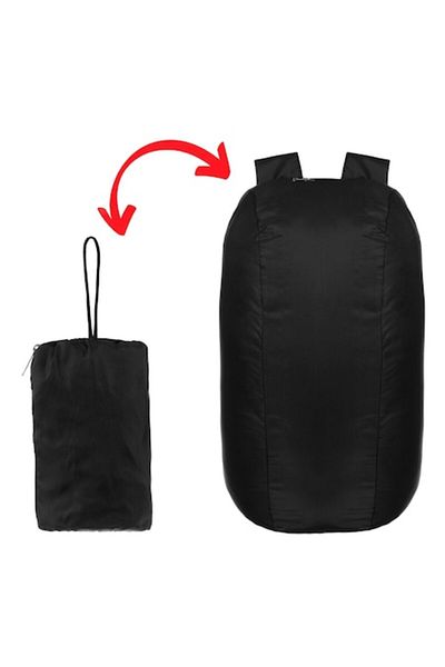 OEM Foldable Backpack, Capacity 10L, Black