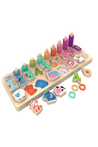 SDX Market Joc muzical educativ, logaritmic, cu numere și animale