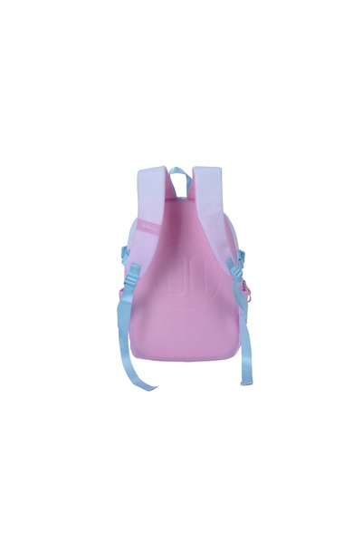 Pause BACKPACK 17" W/ PENCIL CASE Blue&Pink