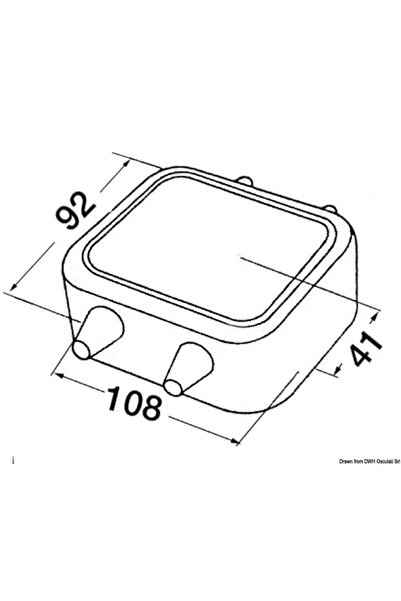OSCULATI Borna Etansa 8 Poli, 14A cu Capac din Policarbonat Transparent