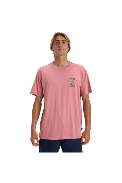 BİLLABONG Lunch Break Ss Men's Pink T-Shirt Men's T-Shirt Ebyzt00291
