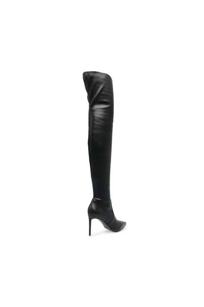 Steve Madden Womens Late Night Black Boots