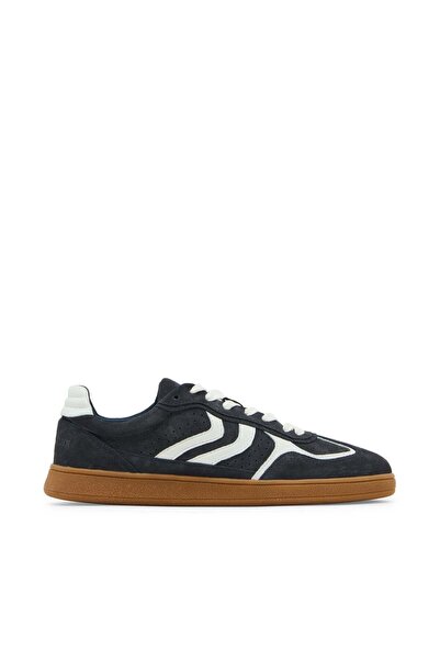 Steve Madden Mens Carson Navy Suede Sneakers