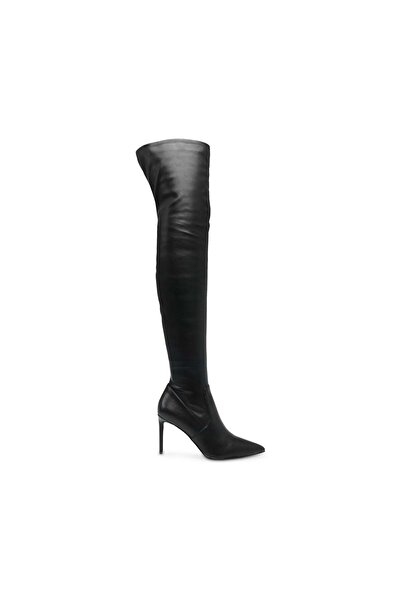 Steve Madden Womens Late Night Black Boots