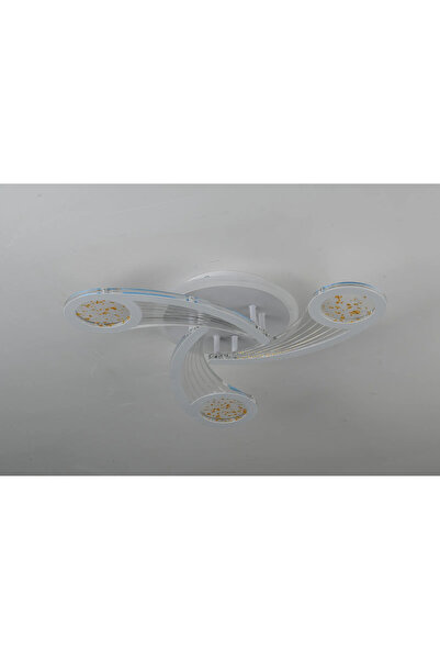 LED CONCEPT LED chandelier with 3 types of light + RGB and remote control, 90W, dimmable, white