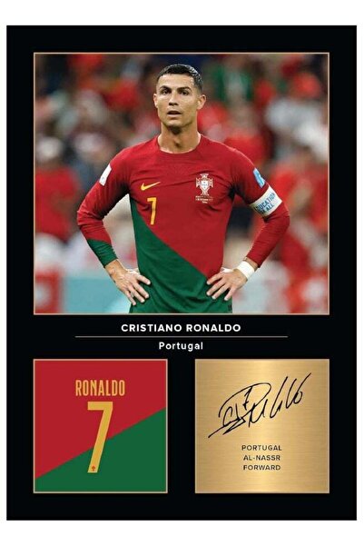 Emoda home Trove لوحة فنية جدارية لكريستيانو رونالدو من المنتخب البرتغالي، صو...