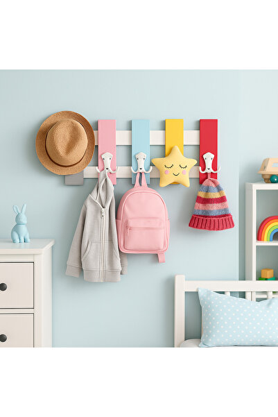 Kitchen Line ColorHook 5’li Renkli Duvar Askısı