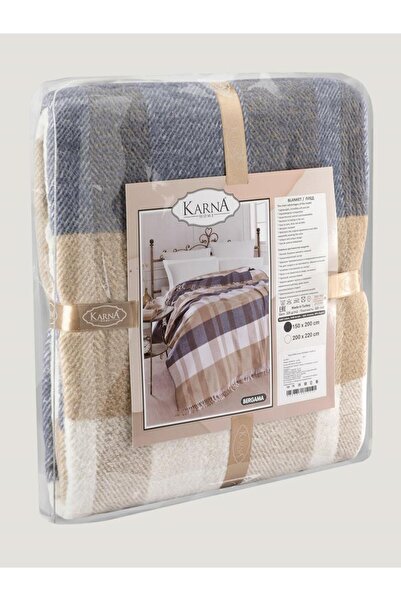 Karna Home Cotton Tv Knee Blanket Bergama