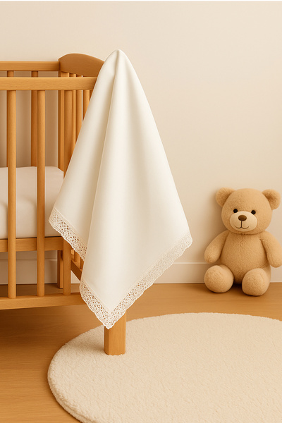 Melekpare Natural 100% Cotton 80X95 cm Suitable for Baby Blanket Processing Embroidery