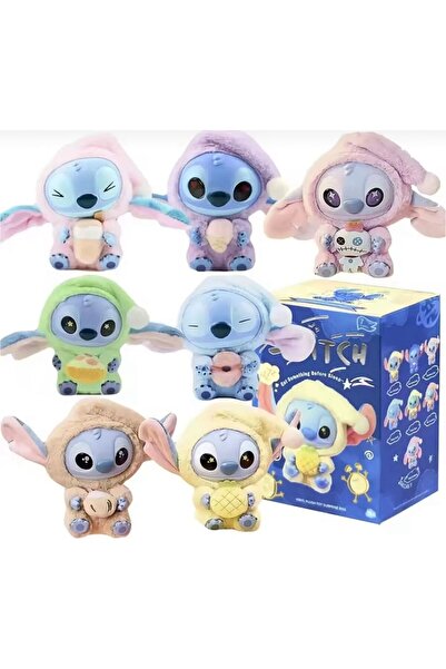 Dreame Drmz Tivens Peluş Stitch Koala Oyuncak Stich Sürpriz Paket Pelüş Stiç Labubu Askılı 15 cm+Anahtarlık