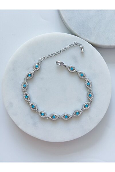 CHARMLUCKY ZİRKON TAŞLI GÖZ BİLEKLİK