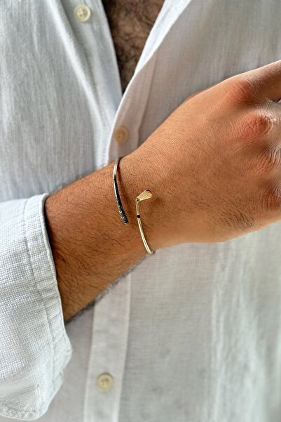 Utku Kuyumculuk 14 AYAR ÖZEL TASARIM GOLF SOPASI MODELİ ALTIN BİLEKLİK