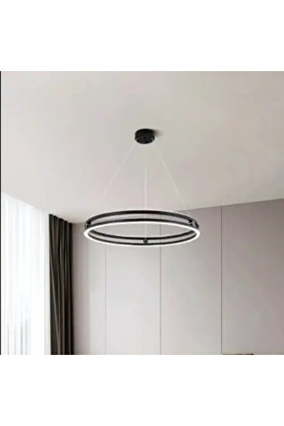 LED CONCEPT Lustra LED cu 3 tipuri de lumina si telecomanda, aurie, rotunda, ...