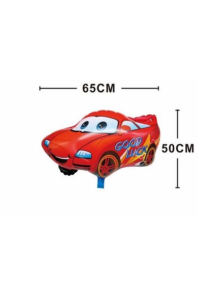 SDX Market Race car aluminum foil figure balloon, 65 cm x 50 cm