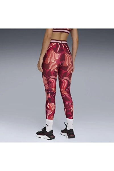 Puma W STRONG TIGHT Kırmızı Kadın Tayt