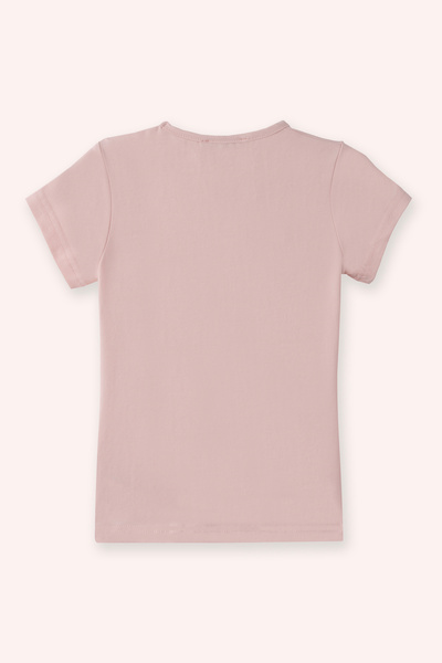 Panço Kız Çocuk Pembe Tişört