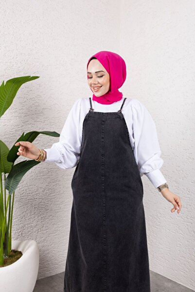 modatavil Tesettür Kuşaklı Salopet