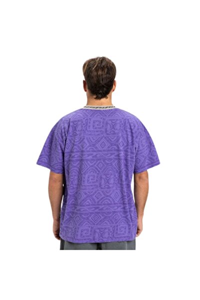 Quiksilver Global Heat Ss Tee Men's Casual T-Shirt Eqykt04365 Purple
