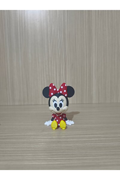 Alwin3d Minnie Mouse Figür 8 cm | Pasta Süsü & Dekoratif Oyuncak