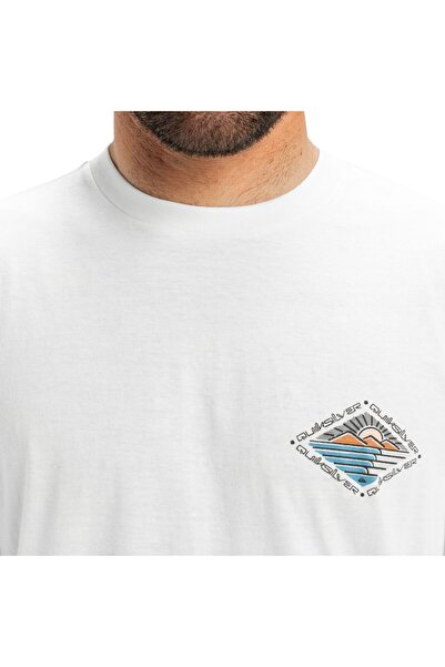 Quiksilver Ανδρικό λευκό μπλουζάκι Evo Future Islands ΑΝΔΡΙΚΟ ΜΠΛΟΥΖΑ EQYZT08038