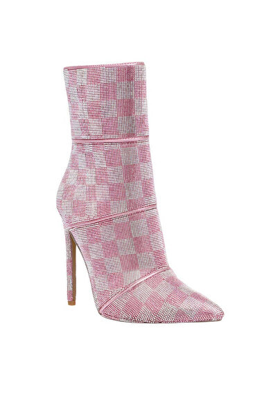 Steve Madden Womens Winona-R Metallic Pink Boots