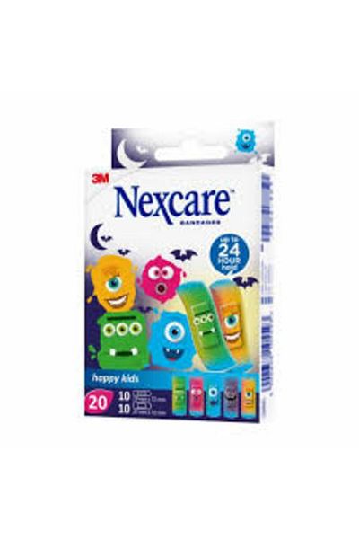 3M Nexcare Monster Kids Plasters – 20 Strips (N0920MO)