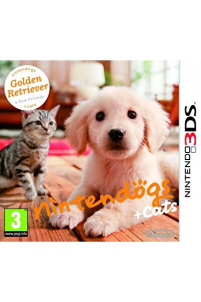 OEM Nintendgs + Cats: Golden Retriever & New Friends for N3DS