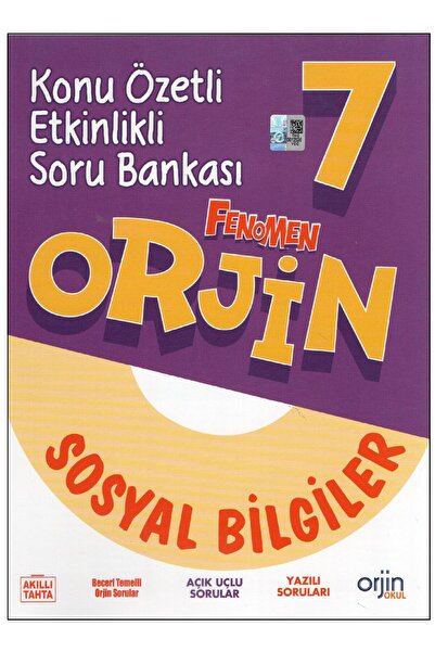 Fenomen Yayıncılık Orjin 7. Sınıf Sosyal Bilgiler Konu Özetli Soru Bankası