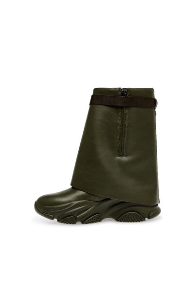 Steve Madden Payout Green Action Leather